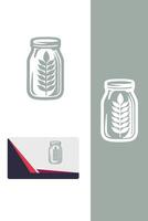 Jar of Joy jar pastry vector