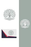 Shady Oaks Tree logo vector