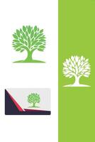 Leaf Loom Tree logo vector