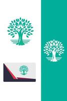 Cedar stone tree vector