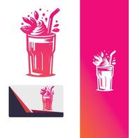Smoothie Express smoothie drink vector