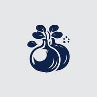 Sprout Source Vegetable Logo vector