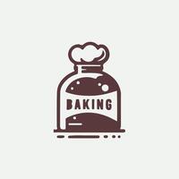 The Flaky Baker Baking logo vector