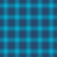 Seamless teal and navy plaid pattern. Perfect for textile design, website backgrounds, or fashion projects. This vibrant, geometric texture evokes feelings of comfort and style. vector