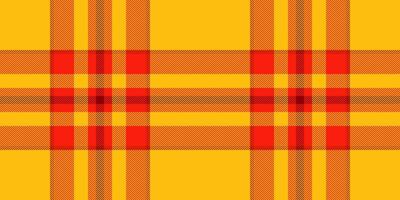 Vibrant orange and red plaid pattern. Perfect for textile design, fashion, or website backgrounds. This bold, geometric design evokes warmth and energy. vector