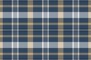 Elegant navy, beige, and white plaid pattern. Perfect for textile design, website backgrounds, or autumnal projects. vector