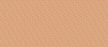 Elegant geometric pattern in muted peach tones. Subtle, repeating design ideal for backgrounds, textiles, or website design. Creates a sense of sophisticated order and visual harmony. vector