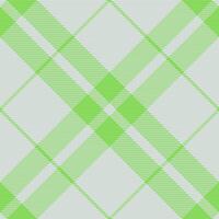 Elegant light green and gray plaid pattern. Perfect for textile designs, website backgrounds, or packaging. vector