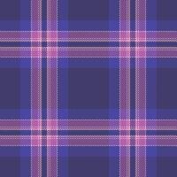 Elegant purple and pink plaid pattern. Perfect for textile design, apparel, or website backgrounds. This seamless texture evokes feelings of sophistication and style. vector