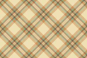 Elegant cream, brown, and teal plaid pattern. Perfect for textile design, website backgrounds, or crafting projects. This timeless design evokes feelings of warmth and sophistication. vector