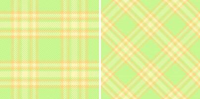 Background check fabric of textile pattern tartan with a seamless plaid texture. vector
