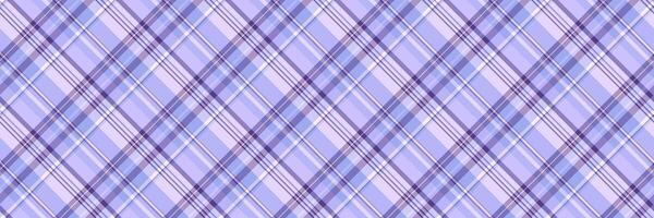 Fit pattern seamless texture, teenage tartan background textile. Masculine check plaid fabric in light and indigo colors. vector