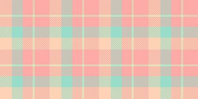 Pastel plaid pattern. Soft pink, peach, mint green, and gray create a gentle, calming texture perfect for backgrounds, textiles, or stationery design. Evokes feelings of warmth and tranquility. vector