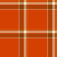 Vibrant autumnal plaid pattern in warm oranges, browns, and creams. Perfect for fallthemed designs, textiles, apparel, or website backgrounds. Evokes feelings of warmth, comfort, and rustic charm. vector