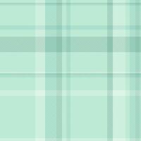 Serene mint green plaid pattern. Perfect for textile designs, website backgrounds, or stationery. This subtle, calming texture evokes feelings of peace and tranquility. vector