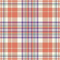 A vibrant, seamless coral, purple, and sage green plaid pattern. Perfect for textile design, apparel, wrapping paper, or website backgrounds. vector