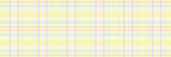 Nice pattern check, veil plaid texture background. Graceful fabric seamless tartan textile in light and white colors. vector