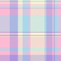 Countryside pattern fabric , decorate seamless check texture. Grid tartan textile plaid background in light and light blue colors. vector
