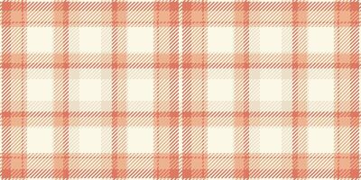 Subtle peach and cream plaid pattern. Perfect for textile design, website backgrounds, or crafting projects. A soft, elegant texture adds a touch of warmth and sophistication to any design. vector