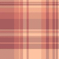 Subtle peach and rose plaid pattern. Perfect for textile design, fashion, packaging, or website backgrounds. Evokes warmth, comfort, and a touch of rustic charm. vector