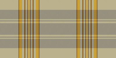 Elegant grey and gold plaid pattern. Perfect for textile design, website backgrounds, or fashion projects. This sophisticated texture evokes feelings of warmth and classic style. vector