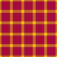 Vibrant crimson and gold plaid pattern. Perfect for autumnal designs, textile prints, or website backgrounds. vector