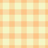 Soft pastel orange and beige gingham pattern. Perfect for backgrounds, textiles, or website design. This cheerful, simple design evokes feelings of warmth and comfort. vector