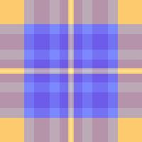 Refresh fabric texture seamless, handkerchief tartan plaid. Figure check textile background pattern in pastel and indigo colors. vector