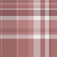 Upscale background fabric plaid, mockup tartan check textile. Marketing pattern texture seamless in red and rosy brown colors. vector