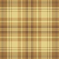 Elegant beige and brown plaid pattern. Perfect for autumnal designs, textiles, or website backgrounds. vector