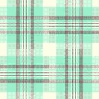 Material tartan background, many seamless check textile. Simplicity plaid pattern fabric texture in mint and light colors. vector