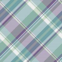 Nyc check pattern plaid, classical textile texture . Back background tartan seamless fabric in cyan and white colors. vector