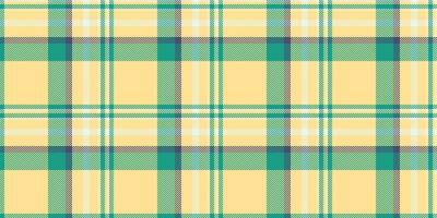 Pastel yellow and teal plaid pattern. Perfect for textile designs, website backgrounds, or crafting projects. This cheerful, seamless texture evokes feelings of spring and summer. vector