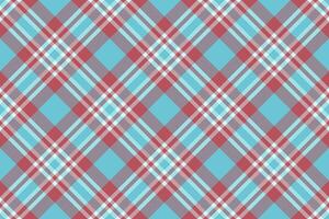 Vibrant diagonal plaid pattern in teal, dusty rose, and white. Perfect for textile design, website backgrounds, or crafting projects. vector