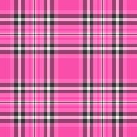 Poncho background seamless plaid, checks check textile. Complexity tartan fabric texture pattern in pink and hot pink colors. vector