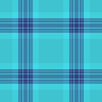 Curved fabric background textile, dreamy pattern check . Glamor texture seamless tartan plaid in cyan and blue colors. vector