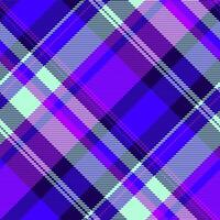 Manufacturing texture seamless , pastel background pattern fabric. Customize plaid textile check tartan in bright and indigo colors. vector