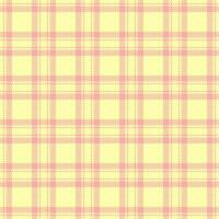 Oriental seamless plaid texture, sketching tartan background . Idyllic check fabric textile pattern in lime and red colors. vector