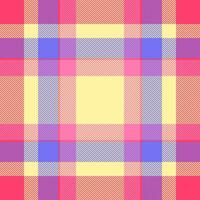 Suite texture pattern background, bag tartan seamless plaid. Greeting card textile fabric check in yellow and red colors. vector