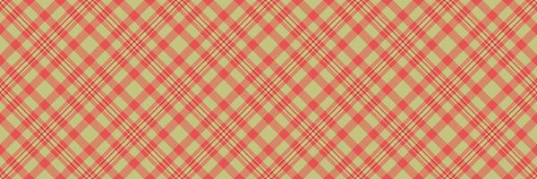 Elegant coral and beige diagonal plaid pattern. Perfect for textile design, website backgrounds, or packaging. This seamless texture offers a sophisticated, yet cheerful aesthetic. vector