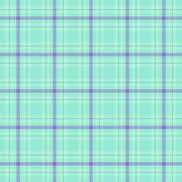Seamless pastel plaid pattern in mint green and lavender. Perfect for textile design, website backgrounds, or stationery. vector