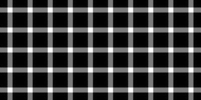 Stylish black and white plaid pattern. Perfect for textile design, website backgrounds, or creating a minimalist aesthetic. Clean lines and simple design offer versatility. vector