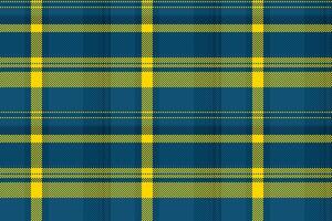 Duvet fabric background seamless, national plaid texture tartan. Kingdom check pattern textile in atlantic and cyan colors. vector