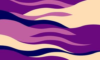 Abstract wavy background in purple, pink, and cream tones. Fluid, dynamic design perfect for website banners, social media posts, or print projects. Evokes feelings of serenity and movement. vector