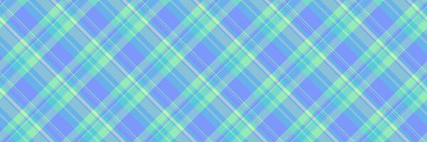 Soft pastel plaid pattern in shades of blue and green. Perfect for textile design, backgrounds, or website banners. This calming, diagonal design evokes feelings of serenity and freshness. vector