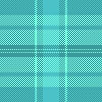 Serene teal plaid pattern. Subtle diagonal lines create texture depth. Ideal for textile design, website backgrounds, or packaging. Evokes calmness sophistication. vector