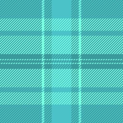 Serene teal plaid pattern. Subtle diagonal lines create texture depth. Ideal for textile design, website backgrounds, or packaging. Evokes calmness sophistication.