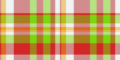 Scrapbooking textile tartan plaid, nyc seamless fabric background. Grunge texture pattern check in red and white colors. vector