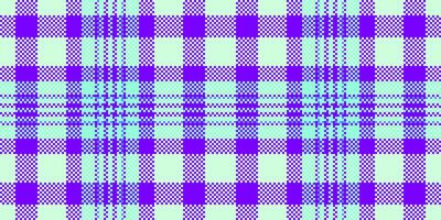 Shirt check seamless, micro background fabric tartan. Fuzzy texture plaid textile pattern in light and bright colors. vector