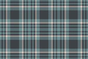 Subtle teal and gray plaid pattern. Perfect for textile design, website backgrounds, or fashion projects. This classic pattern evokes a sense of warmth and sophistication. vector